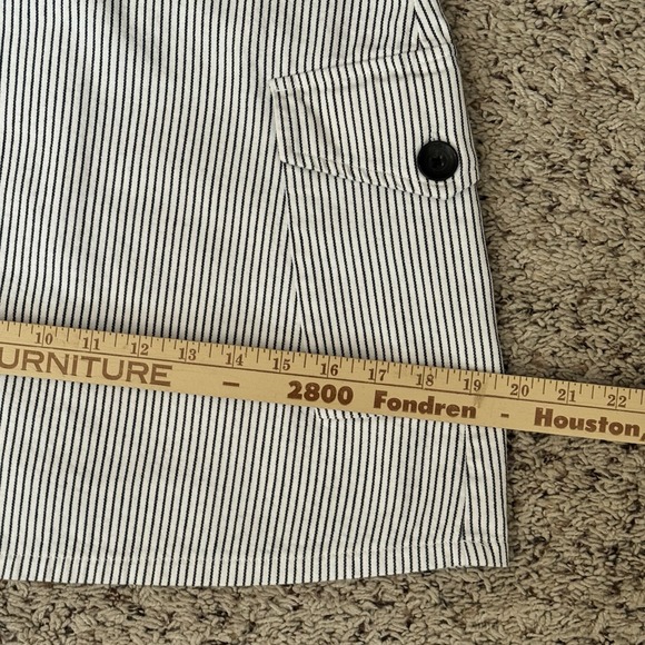 Nordstrom BP Striped Mini Skirt with Front Slit Woman's Small - Picture 10 of 13